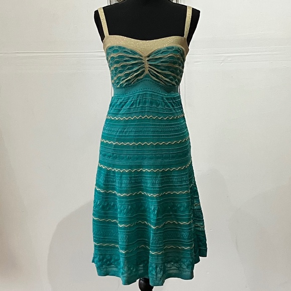 Teal and gold Missoni dress - Picture 1 of 15